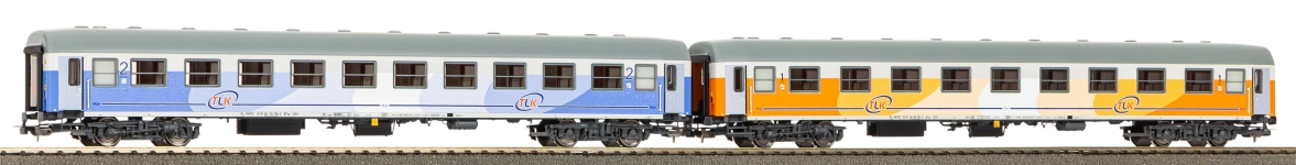 PIKO 28336 - H0 - 2-tlg. Set Schnellzugwagen Inter-City, PKP, Ep. VI